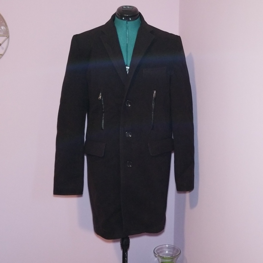 Paisley & Gray Slim Fit Pea Coat Size M